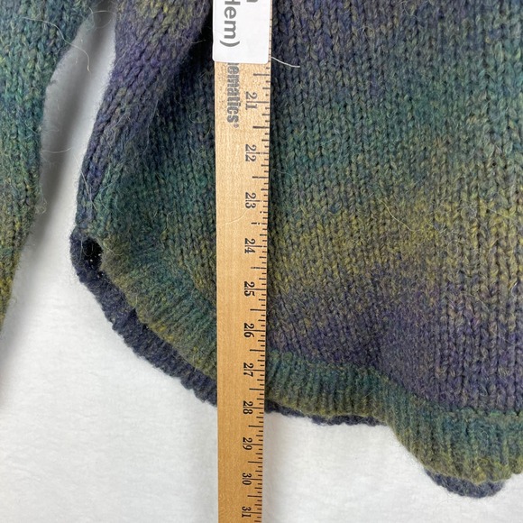 SISTERS Ombre Stripe Chunky Knit Cowl Neck Pullover Sweater 2X - Picture 6 of 7